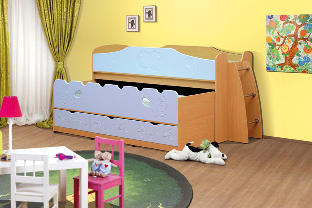 Модульная детская с кроватью чердаком