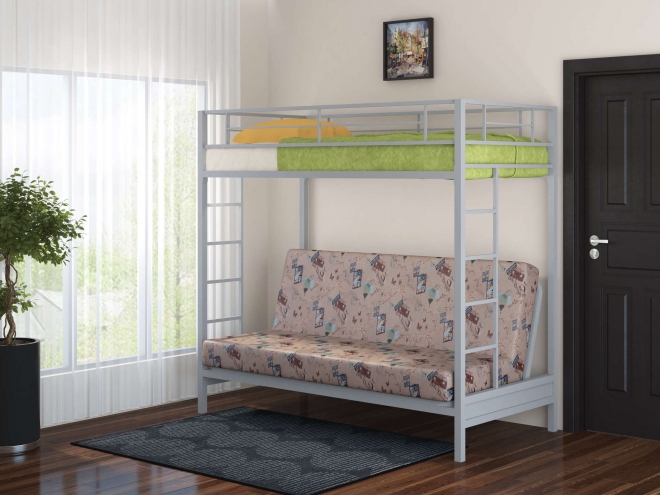 Двухъярусная кровать Мадлен с диваном от фабрики Формула мебели