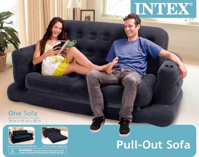 Надувной диван Intex Pull-Out Sofa