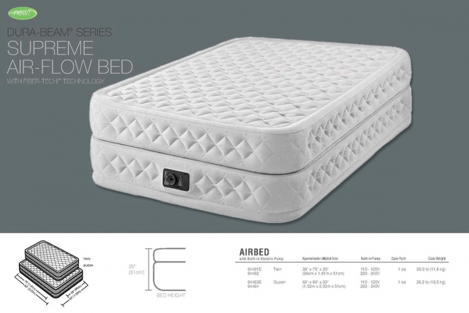 Кровать надувная Intex Supreme Air-flow