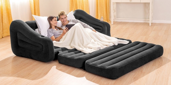 Надувная модель Intex Pull-Out Sofa в разложенном виде