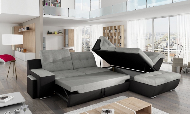 Угловой диван Galaxy A Promo с механизмом дельфин