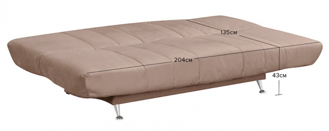Возможные размеры спального места в диване клик-кляк